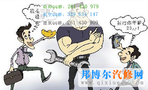 汽車維修專業(yè)就業(yè)圖