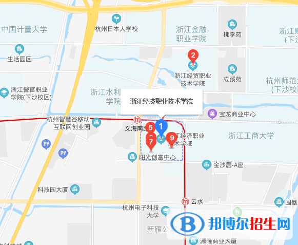 浙江經(jīng)濟職業(yè)技術學院地址在哪里