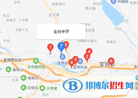  寶雞金臺中學(xué)地址在哪里