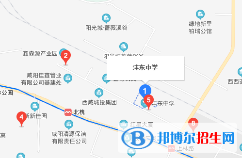  咸陽(yáng)灃東中學(xué)地址在哪里