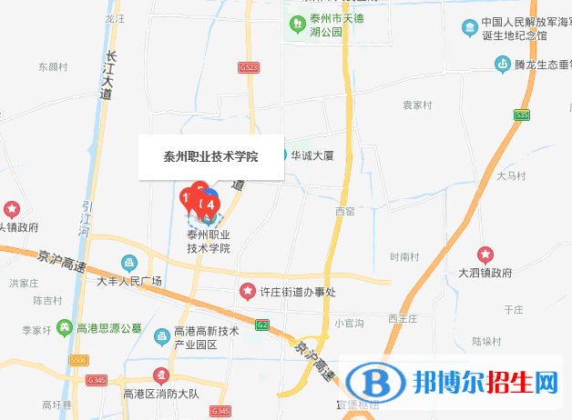 泰州職業(yè)技術(shù)學(xué)院中專(zhuān)部地址在哪里