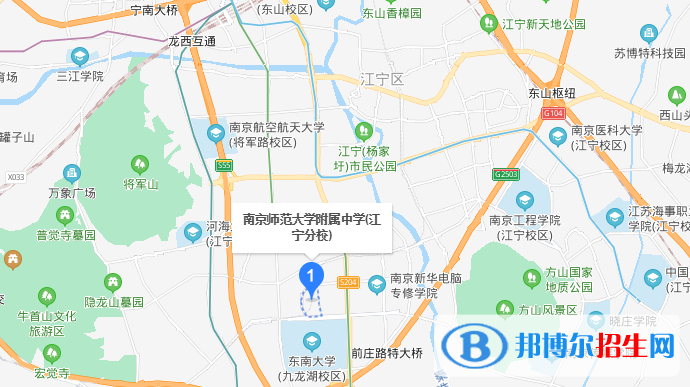 南京師范大學附屬中學江寧分校地址在哪里 