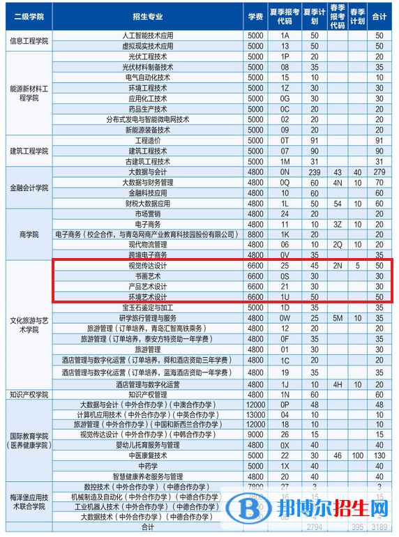 山東理工職業(yè)學(xué)院藝術(shù)類(lèi)專(zhuān)業(yè)有哪些？（藝術(shù)類(lèi)專(zhuān)業(yè)）？