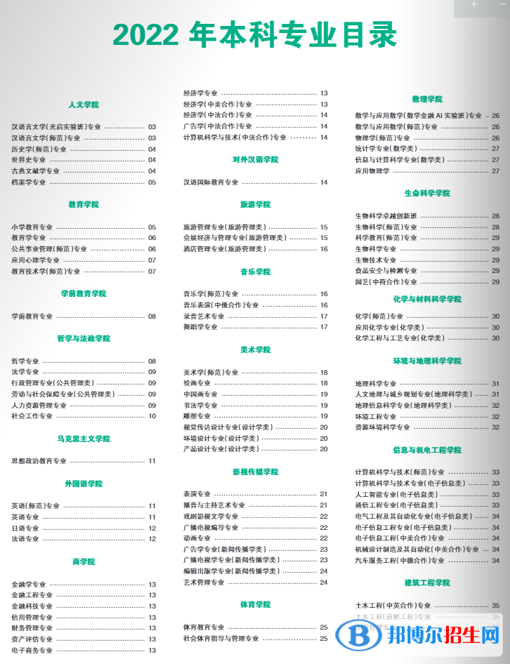 上海師范大學開設哪些專業(yè)，上海師范大學招生專業(yè)名單匯總-2023參考