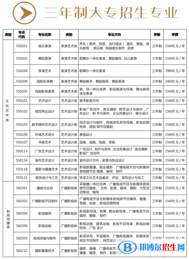 昆明藝術(shù)職業(yè)學(xué)院藝術(shù)類(lèi)專(zhuān)業(yè)有哪些？