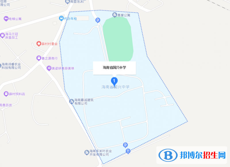 海南省國興中學2023年地址在哪里