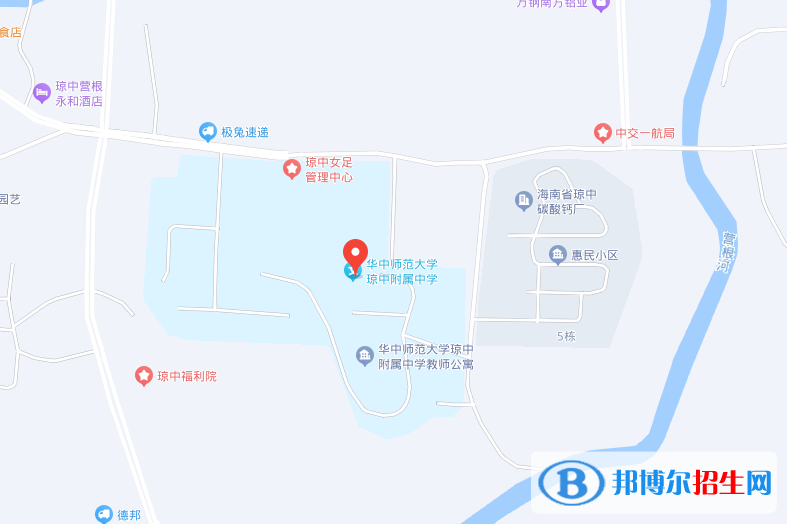 華中師范大學(xué)瓊中附屬中學(xué)2023年地址在哪里