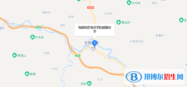 海南熱帶海洋附屬中學2023年地址在哪里