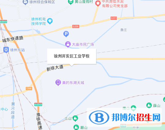 徐州經(jīng)濟技術(shù)開發(fā)區(qū)工業(yè)學(xué)校地址在哪里，哪個地區(qū)，哪個城市?