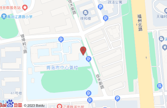 青島市中心聾校地址，乘車路線