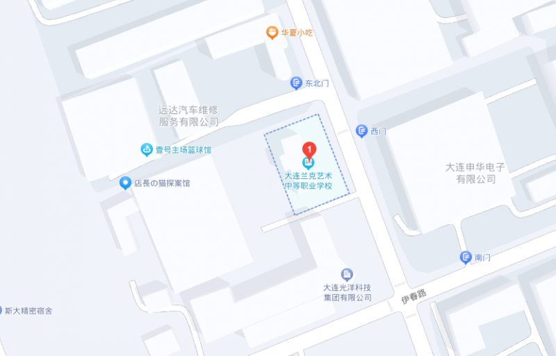 大連市蘭克藝術(shù)中等職業(yè)學(xué)校地址，乘車(chē)路線
