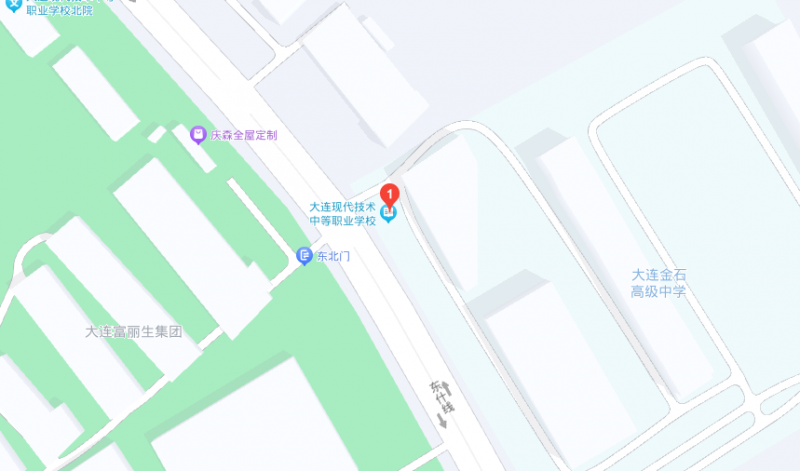 大連現(xiàn)代技術中等職業(yè)學校地址，乘車路線