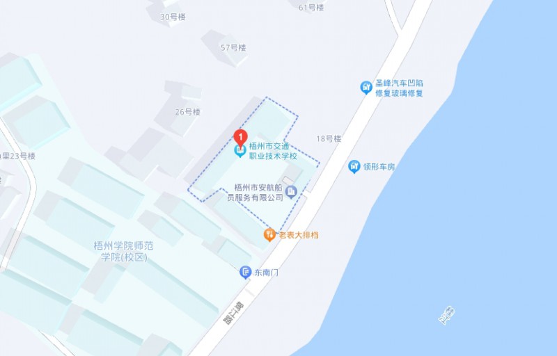 梧州市交通職業(yè)技術學校地址，乘車路線