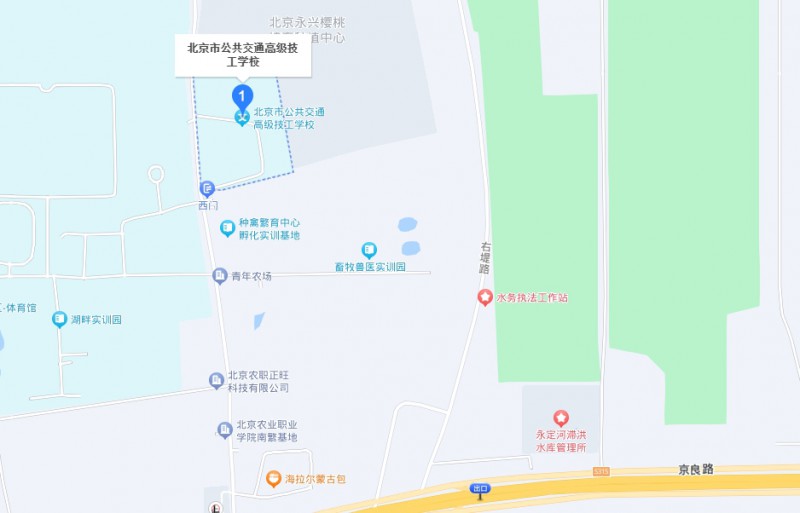 北京市公共交通高級(jí)技工學(xué)校地址，乘車路線