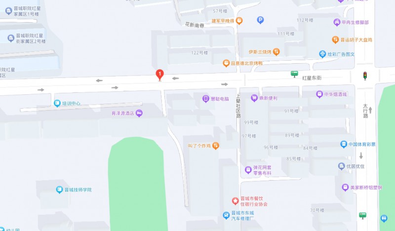 晉城虹橋技校地址，乘車路線