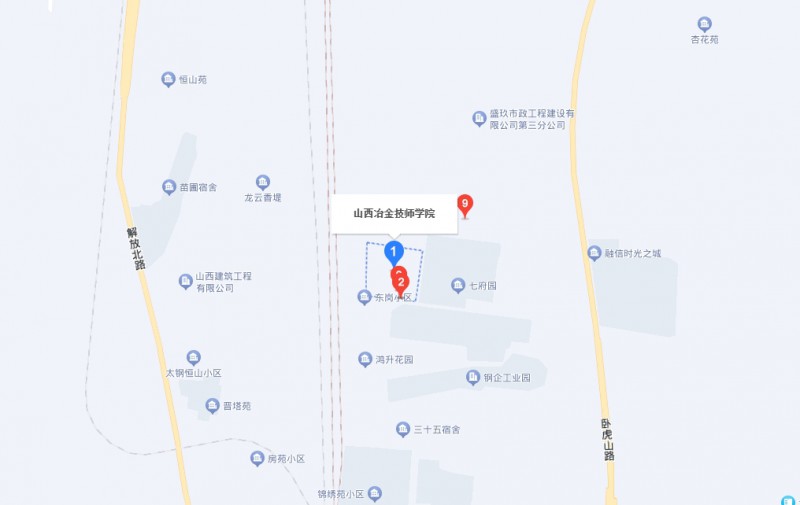 山西冶金高級技工學(xué)校地址，乘車路線