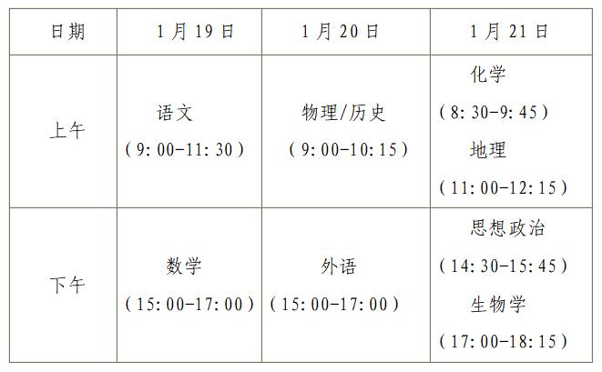 2024年黑龍江新高考適應(yīng)性演練考試時間，什么時候開考？