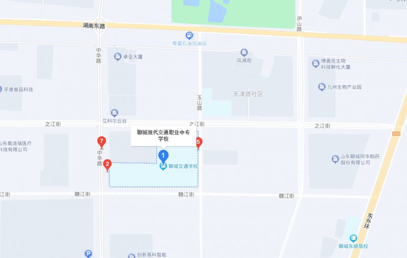聊城現(xiàn)代交通職業(yè)中等專業(yè)學校地址，乘車路線