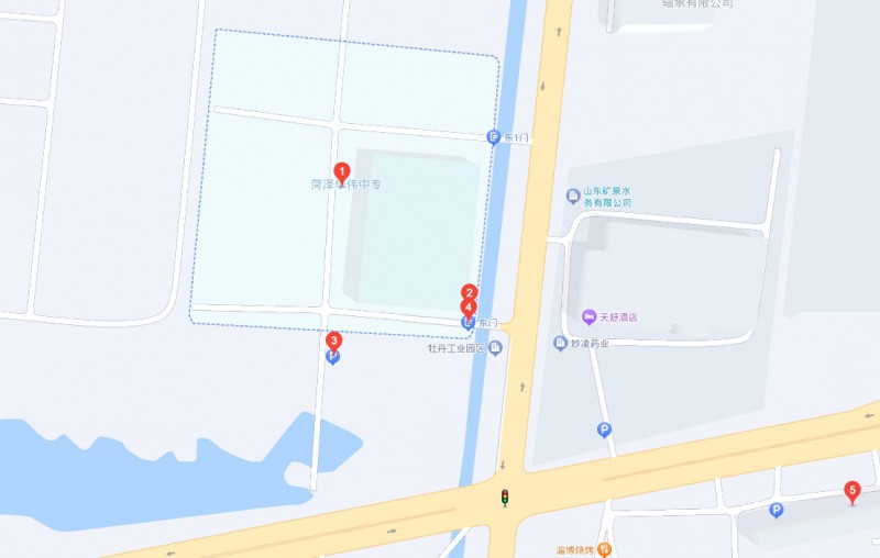 菏澤華偉職業(yè)中等專業(yè)學(xué)校地址，乘車路線