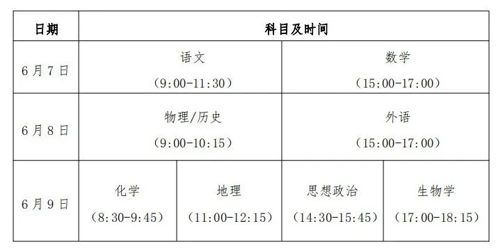 2024年貴州高考幾天？今年高考具體哪幾天考試？附科目時間安排