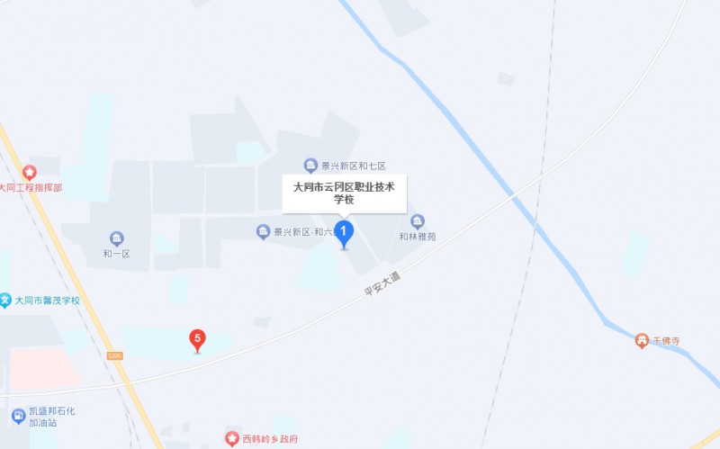 大同市云岡區(qū)錦程職業(yè)技術(shù)學(xué)校地址，乘車路線