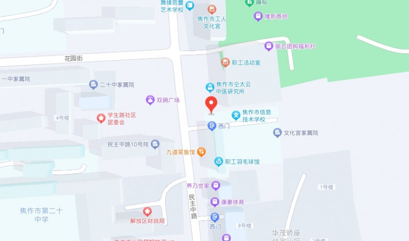 焦作市總工會職工中等專業(yè)學(xué)校地址，乘車路線