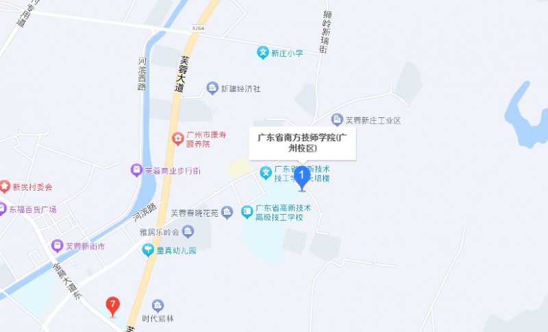 廣東省南方技師學(xué)院地址，乘車路線