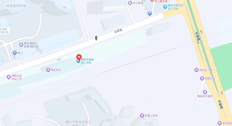 惠州市高迪技工學(xué)校地址，乘車路線