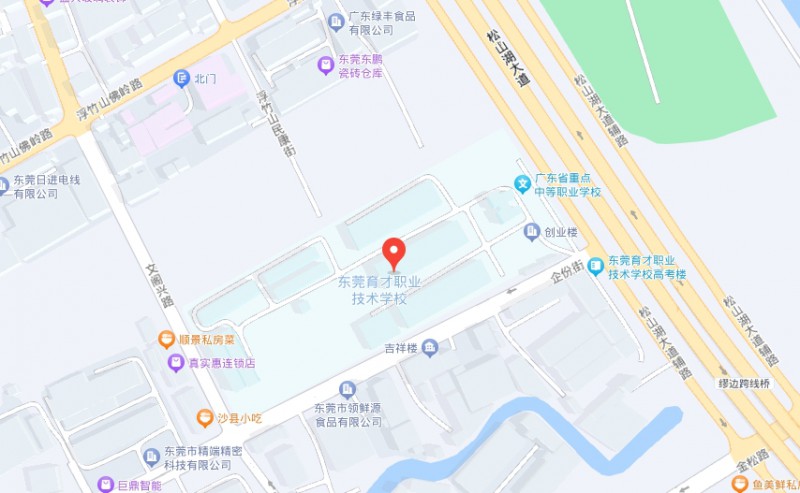 東莞市育才職業(yè)技術(shù)學校地址，乘車路線