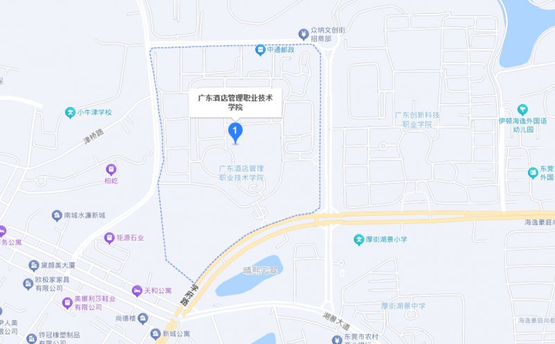 廣東酒店管理職業(yè)技術(shù)學(xué)院中職部地址，乘車路線