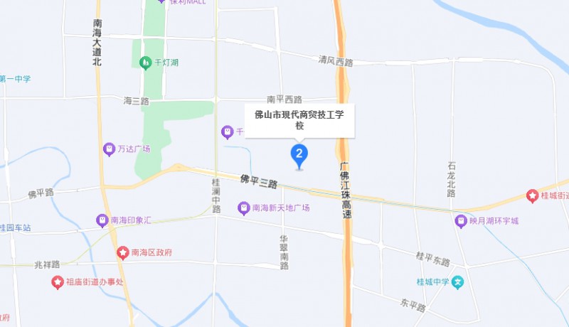 佛山市現(xiàn)代商貿(mào)技工學(xué)校地址，乘車路線