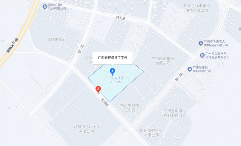 廣東省環(huán)保技工學校地址，乘車路線