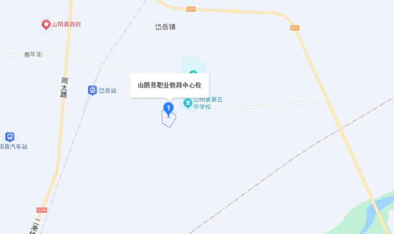 山陰縣職業(yè)教育中心校地址，乘車路線