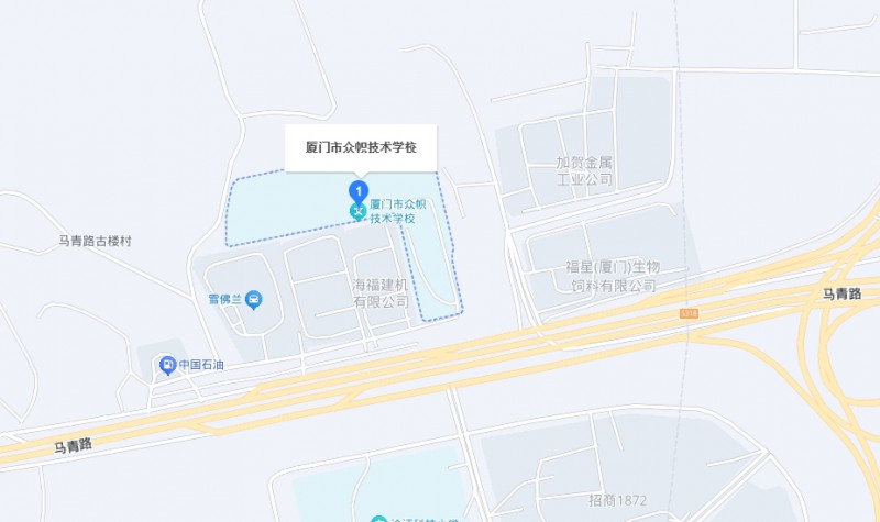 廈門(mén)市眾幟技術(shù)學(xué)校地址，乘車(chē)路線