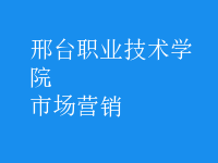 市場(chǎng)營銷