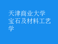 寶石及材料工藝學