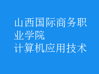 計算機應用技術