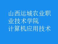 計算機應用技術