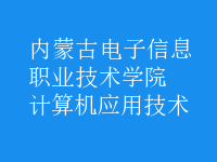 計算機應用技術