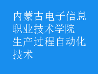 生產(chǎn)過程自動化技術(shù)