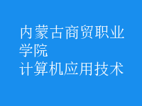 計算機應用技術