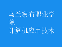 計算機應用技術