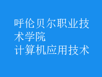 計算機應用技術