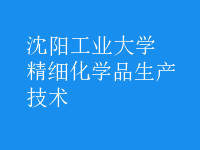 精細化學(xué)品生產(chǎn)技術(shù)