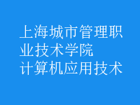 計算機應(yīng)用技術(shù)