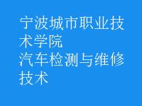 汽車檢測(cè)與維修技術(shù)