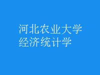 經(jīng)濟(jì)統(tǒng)計學(xué)