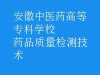 藥品質(zhì)量檢測(cè)技術(shù)
