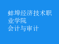 會(huì)計(jì)與審計(jì)