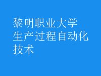 生產(chǎn)過程自動化技術(shù)